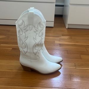 White Cowboy Boots